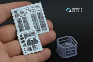 Quinta Studio QDS+48518 Tornado IDS 3D-Printed colored Interior on decal paper (Italeri) (small version) (with 3D-printed resin parts) 1/48 – imagen 2