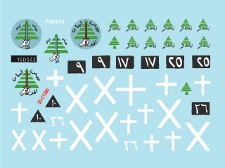 Star Decals 35-C1280 Lebanese Tanks &amp;amp; AFVs 10 1/35 – Bild 3