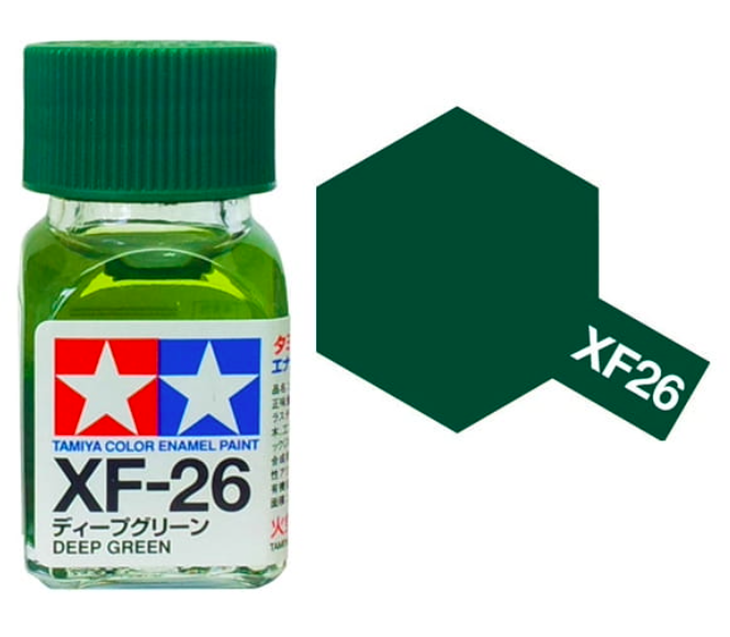 Peinture émail Tamiya XF26 Vert foncé (80326)
