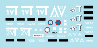 Star Decals 35-904 Israeli AFVs 1 M548A1 Alfa 1/35 – Bild 3
