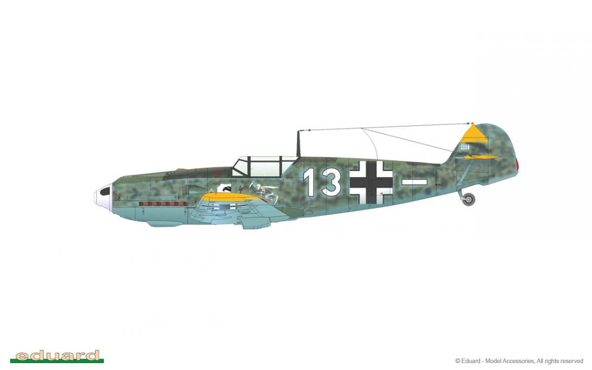 Eduard 84157 Bf 109E-3 Weekend Edition 1/48 – immagine 3