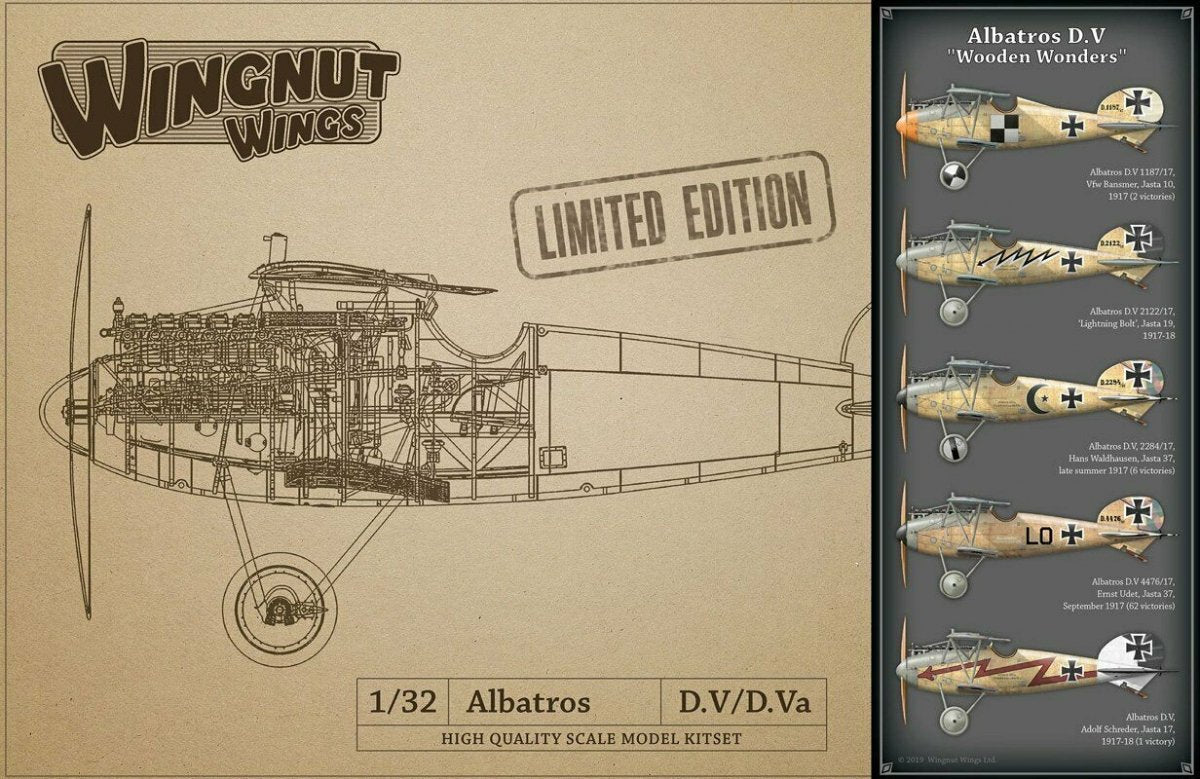 Wingnut Wings 32903 Albatros DV "Wooden Wonders" 1/32