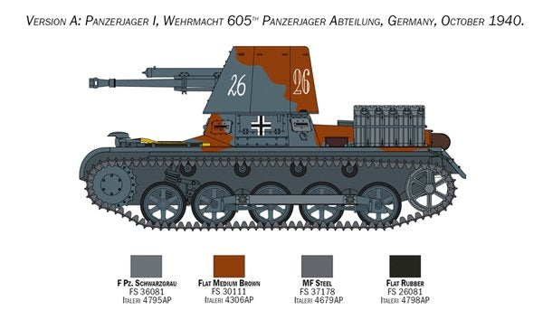 Italeri 6577 Panzerjäger I 1/35 – imagen 6