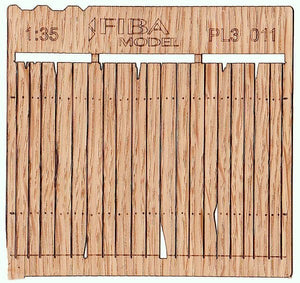 Model scene PL3-011 Wooden fence type 11 Wooden fence 1/35