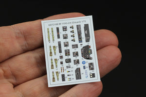 Quinta Studio QD72188 Bf 110G2/4 3D-Printed &amp;amp; colored Interior on decal paper (Eduard) 1/72 – Bild 4