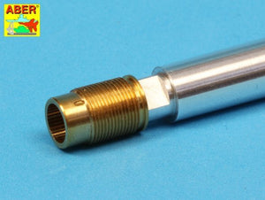 Aber 16L-09 Late muzzle brake for the barrel used on the late version of the Tiger I, King Tiger tank (Henschel turret) / Late muzzle brake used on German 8.8cm barrel Tiger I- late and Tiger II (Henschel turret) 1/16 – image 9