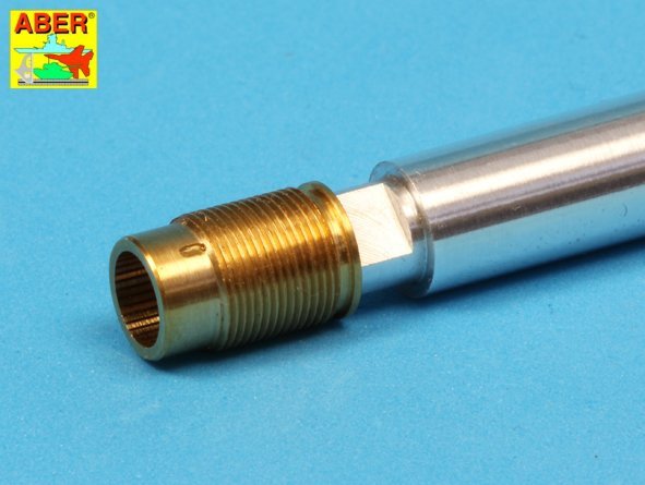 Aber 16L-09 Late muzzle brake for the barrel used on the late version of the Tiger I, King Tiger tank (Henschel turret) / Late muzzle brake used on German 8.8cm barrel Tiger I- late and Tiger II (Henschel turret) 1/16 – image 9