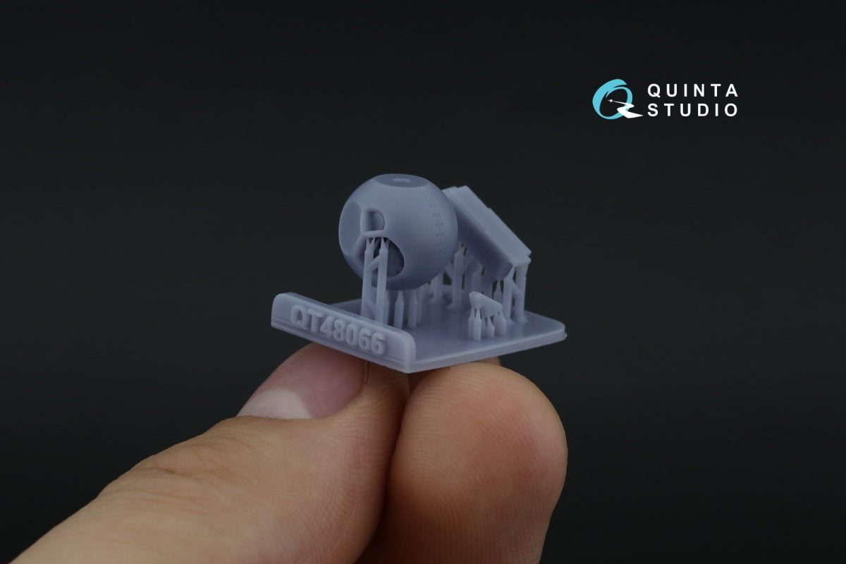 Quinta Studio QD+48535 AH-1Z Zulu Cobra/Viper 3D-Printed &amp;amp; colored Interior on decal paper (KittyHawk) (with 3D-printed resin parts) 1/48 – image 9