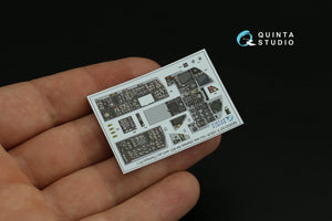 Quinta Studio QDS-32157 F-15C Late/F-15J late 3D-Printed &amp;amp; colored Interior on decal paper (Tamiya) (small version) 1/32 – image 9