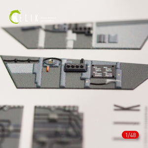 KELIK K48033 F/A-18B &amp;quot;HORNET&amp;quot; INTERIOR 3D DECALS FOR KINETIC KIT 1/48 – obrázek 4