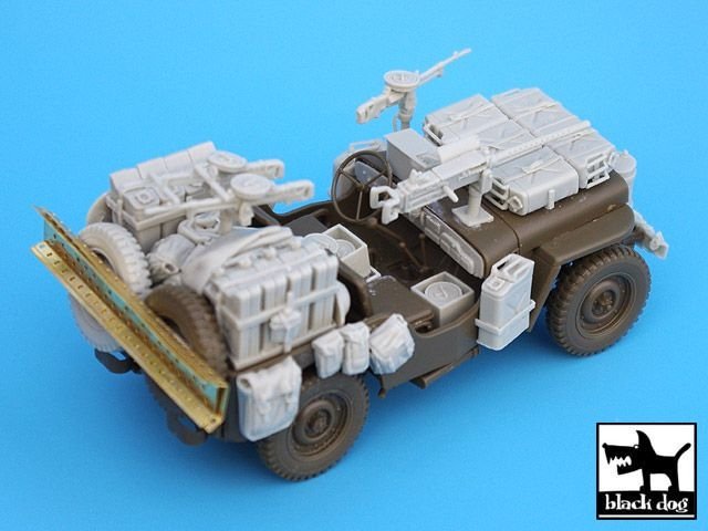 Black Dog T35014 British SAS Jeep Africa for TamiyaItaleri 1/35 – immagine 2