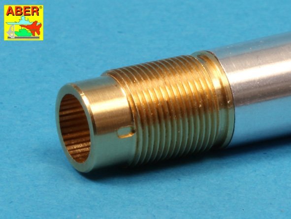 Aber 16L-08 Early muzzle brake for the barrel used on the early version of the Tiger I, King Tiger tank (Porsche turret) / Early muzzle brake used on German 8.8cm barrel Tiger I - early and Tiger II (Porsche turret) 1/16 – image 20