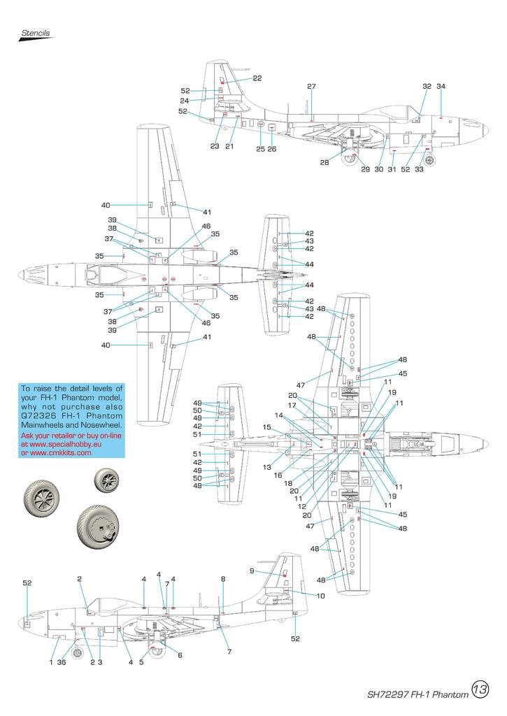 Special Hobby 72297 FH-1 Phantom Demonstration Teams and Trainers 1/72 – Bild 7