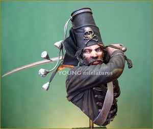 Young Miniatures YH1836 The DeathFrederick the Great&amp;#39;s 5th Hussars 1/10 – obrázek 6