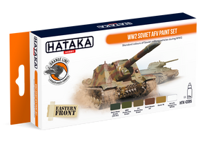 Hataka HTK-CS95 WW2 Soviet AFV paint set (6x17ml)