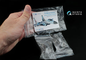 Quinta Studio QC72002 MiG-29 vacuformed clear canopy 2 pcs (for 7278, 7309 Zvezda kit) 1/72 – image 3