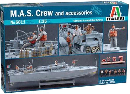 Italeri 5611 MAS Crew and Accessories (1/35)