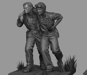 Panzer Art FI35-208 USMC wounded tankers set 1/35 – image 2