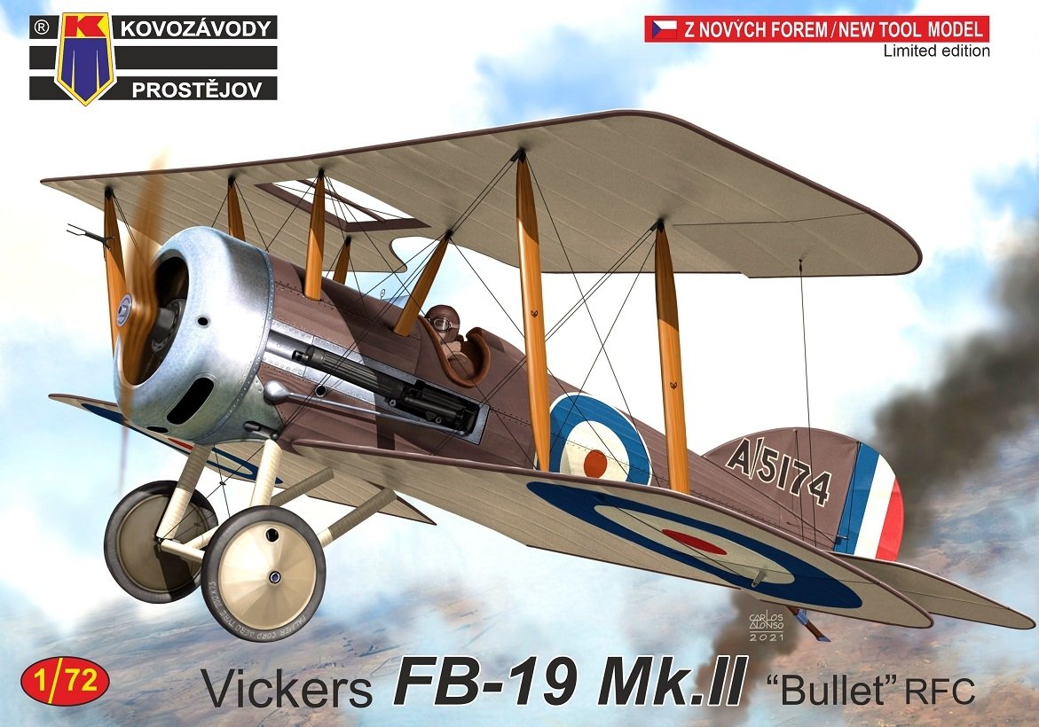 Kovozavody Prostejov KPM0250 Vickers FB-19 Mk.II &amp;quot;Bullet&amp;quot; RFC&amp;quot; 1/72