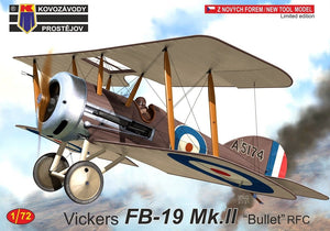 Kovozavody Prostejov KPM0250 Vickers FB-19 Mk.II &amp;quot;Bullet&amp;quot; RFC&amp;quot; 1/72
