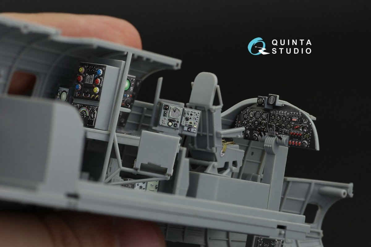 Quinta Studio QD48248 Lancaster B Mk.I 3D-Printed &amp;amp; colored Interior on decal paper (HK Models) 1/48 – imagen 3