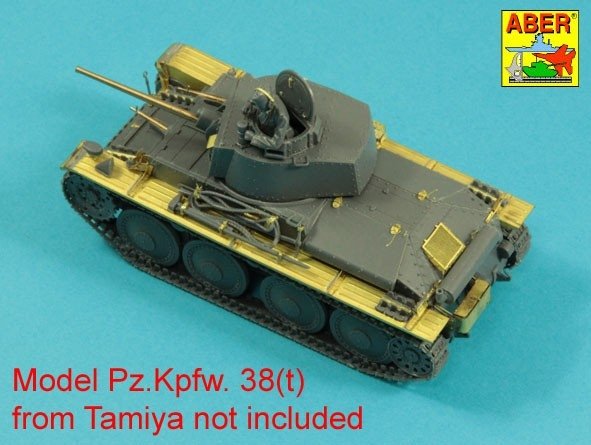 Aber 48041 Pz.Kpfw..38 (t) Ausf. E/F/G German tank Pz.38 (t) pt.2-fenders 1/48 – imagen 9