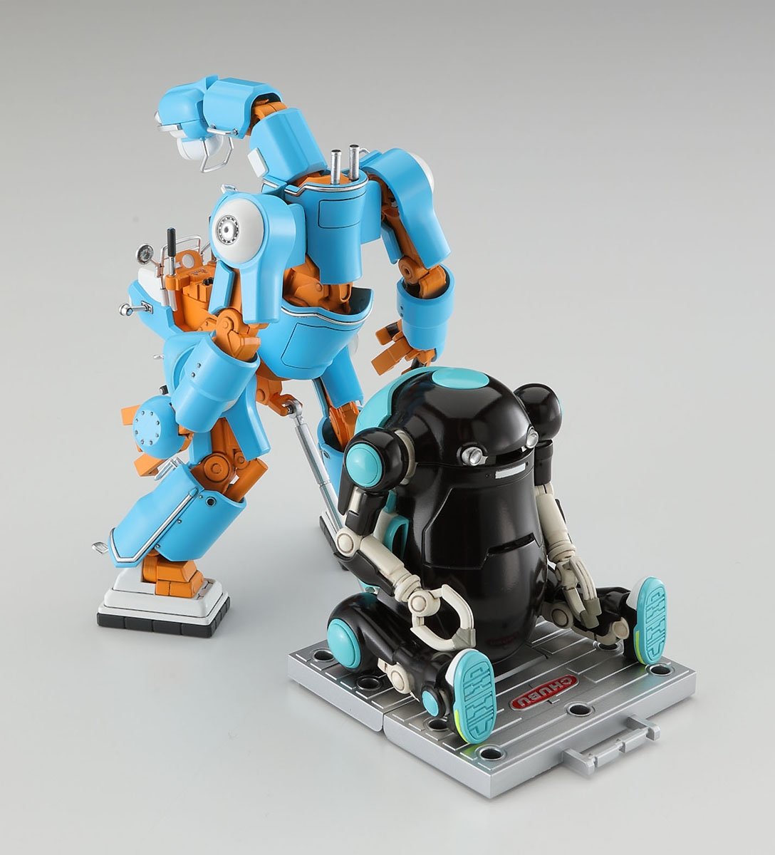 Hasegawa 64791 CHUBU 01 &amp;quot;Orange &amp;amp; Sky Blue&amp;quot; Lightweight Mechatrobot 1/35 – Bild 8