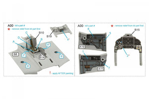 Quinta Studio QD72056 Yak-9D 3D-Printed &amp;amp; colored Interior on decal paper (Zvezda) 1/72 – image 6