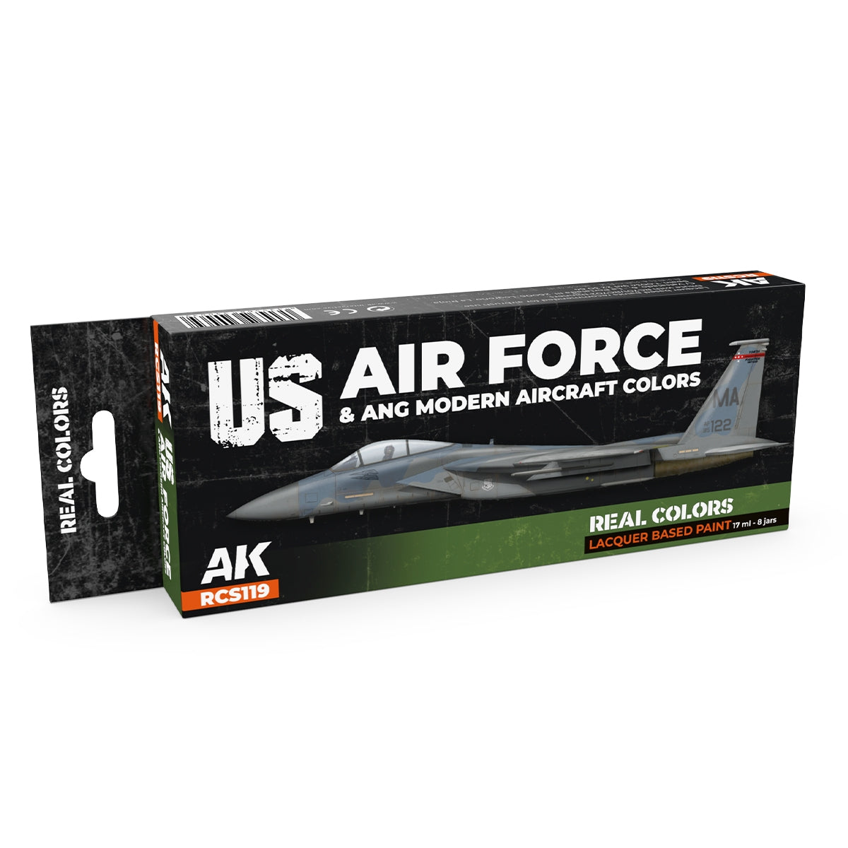 AK Interactive RCS119 US Air Force &amp; ANG Modern Aircraft Colors 8x17ml