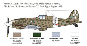 Italeri 1481 Macchi MC.202 Flogore &amp;quot;Aces&amp;quot; - 5 Regia Aeronautica Aces Versions 1/72 – image 2