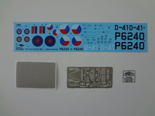 Dora Wings 72003 Percival Proctor Mk.1 Czechoslovakia 1/72 – obrázek 6