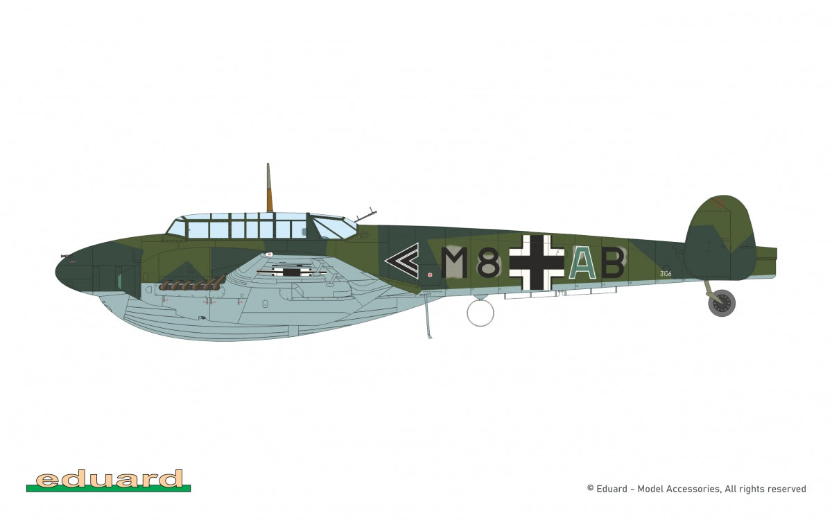 Eduard 8409 Bf 110D 1/48 – Bild 6