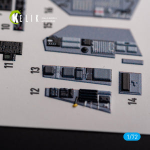 KELIK K72127 FG.1 Phantom - interior 3D decals for Airfix kit 1/72 – zdjęcie 5