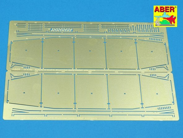 Jupes latérales Aber 35A018 pour PzKpfw IV(G), Brumbar (début) (1/35)