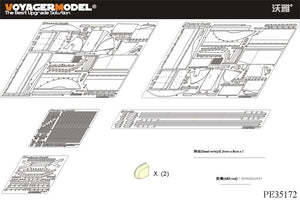 Voyager Model PE35172 WWII British Churchill Mk.III Infantry Tank Fenders for AFV CLUB 35153 1/35 – zdjęcie 2