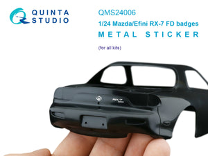 Quinta Studio QMS24006 Badges Mazda/Efini RX-7FD (Tous les kits) 1/24
