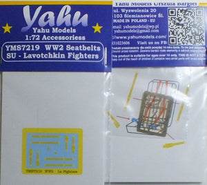 Yahu YMS7219 WWII Soviet Seatbelts (Lavochkin) 1/72