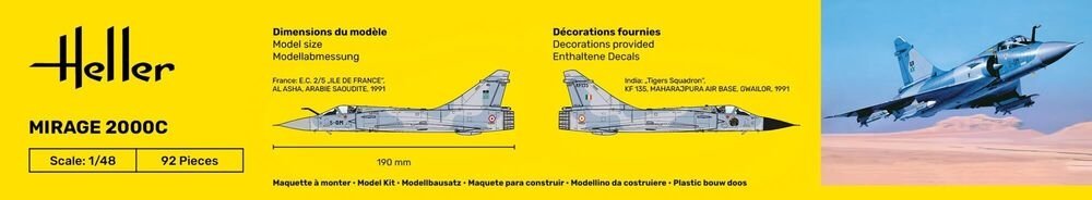 Heller 56426 Starter Kit - Mirage 2000C 1/48 – image 5