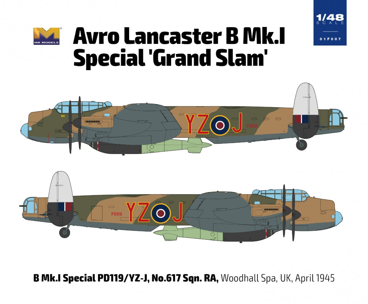 HK Models 01F007 Avro Lancaster B Mk.I Special Grand Slam 1/48 – obrázek 11
