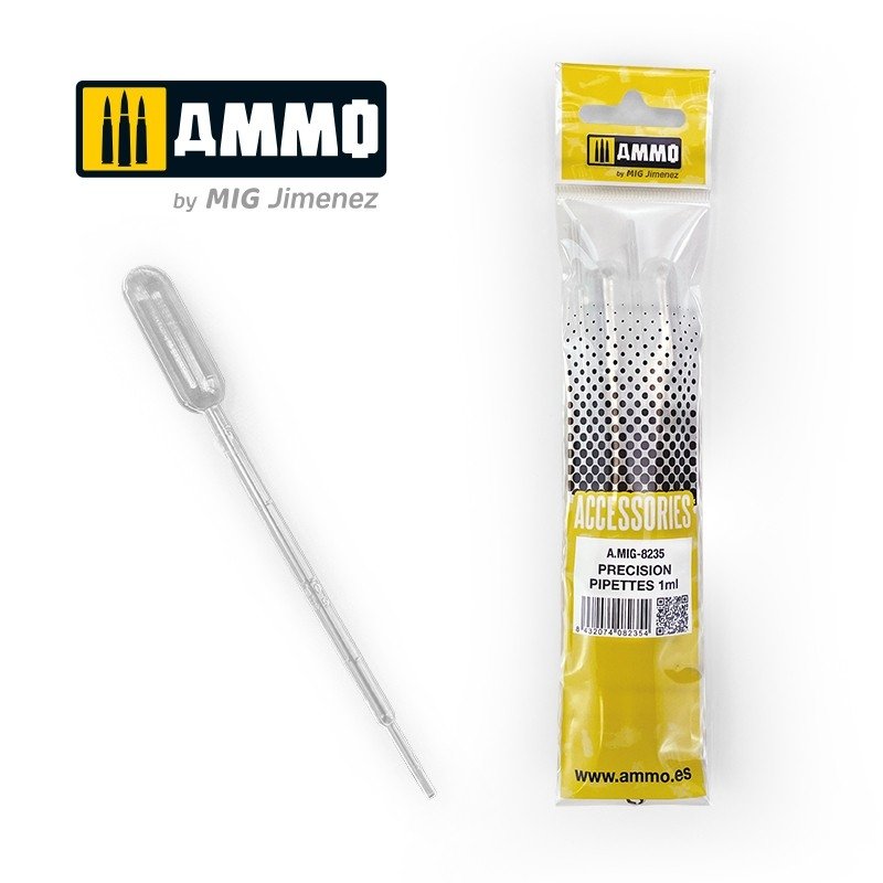 Pipettes Ammo of Mig 8235 de petite taille 1 ml (0,03 oz) – 4 unités
