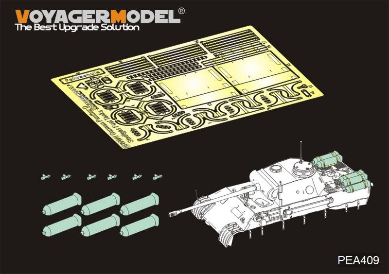 Voyager Model PEA409 WWII German Panther D &amp;quot;Stadtgas&amp;quot; Fuel Tanks GP 1/35