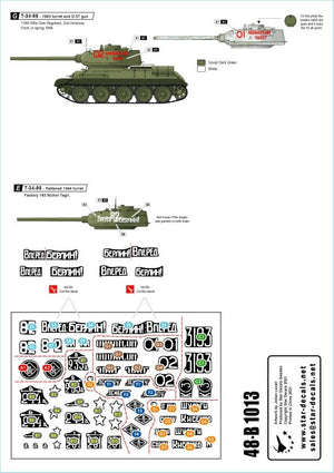 Star Decals 48-B1013 T-34-85 Red Army 1/48 – image 2