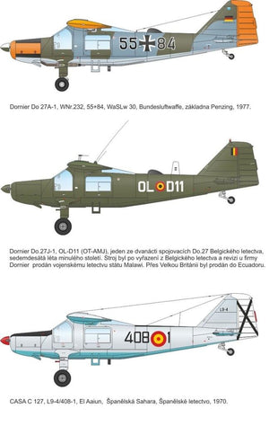 Special Hobby 72327 Dornier Do 27 German, Spanish and Belgian Service 1/72 – imagen 2