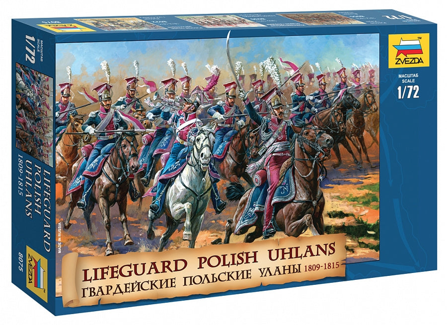 Zvezda 8075 Lifeguard Polish uhlans 1809-1815 1/72