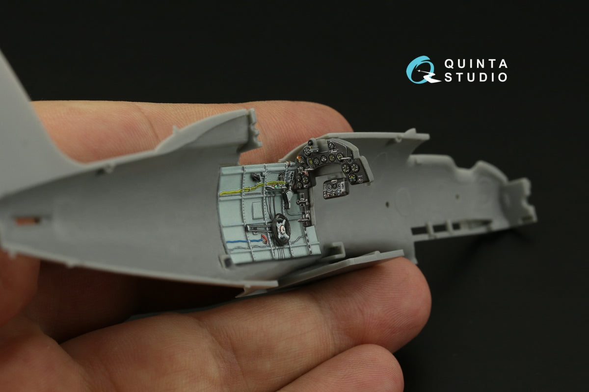 Quinta Studio QD48390 Macchi C.202 Folgore Late 3D-Printed &amp;amp; colored Interior on decal paper (Hasegawa/Eduard) 1/48 – immagine 8