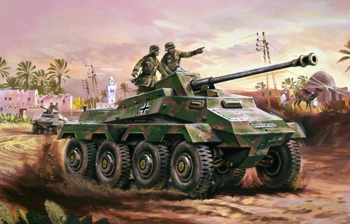 Airfix 01311V German Sd.Kfz.234 Armored Car 1/76