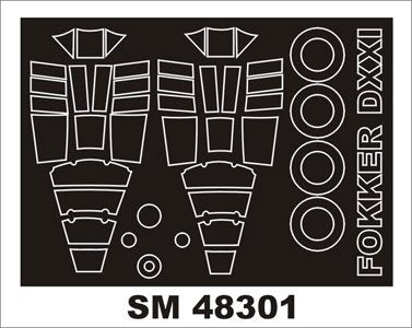 Montex SM48301 Fokker XXI (Wasp Engine) SPECIAL HOBBY