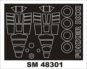 Montex SM48301 Fokker XXI (Wasp Engine) SPECIAL HOBBY