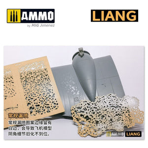 Liang 0006 Salt Weathering Effects Airbrush Stencils (Sparse) – Bild 6