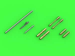 Master AM-32-126 F4F-3 Wildcat LATE - Browning .50 MGs with round radiator holes and two versions of the 1/32 pitot tube – Bild 5